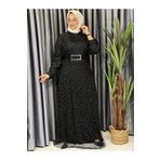 Butik büyük beden Lüx Tül Kloş Elbise