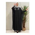 Butik büyük beden Pelerin Model Abiye