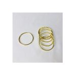 Butik Center Metal Halka 5 Cm Gold 20 Adet Süsleme Konsept Hediyelik Nikah Şekeri