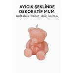 Butik Center Mini Ayıcık Şekilli Dekoratif Mum – 30 Adet