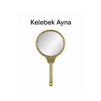 Butik Center Vintage Tarz Kelebek Detaylı Mini El Aynası – Dekoratif 10 Adet