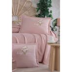 Butik Cift Kisilik Nakis Detayli Pike Takimi Etta V4 Pudra