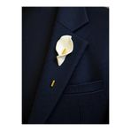 Butik damat yaka iğnesi gala çiçeği