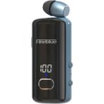 Butik F580 Dijital Göstergeli Makaralı Titreşimli Bluetooth Kulaklık Mavi