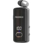 Butik F580 Dijital Göstergeli Makaralı Titreşimli Bluetooth Kulaklık Siyah