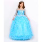 Butik Happy Kids Kız Çocuk Prenses Elsa Kostümü Uzun Kollu Elsa Kostümü 1-12 Yaş - Mavi - 1 - 2 Yaş