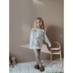 Butik Kız Çocuk Leopar Desenli Taytlı Alt - Üst 2'li Takım %100 Pamuklu - 4 - 5 Yaş - Toprak - Bej