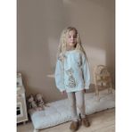 Butik Kız Çocuk Leopar Desenli Taytlı Alt - Üst 2'li Takım %100 Pamuklu - 9 - 10 Yaş - Toprak - Bej