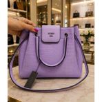 Butik Lila Kroko Desen Omuz & El Çantası – Şık Kadın Günlük Kullanım Çantası