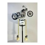 Butik Motor & Motosiklet Sarı Çift Örgü Saç Kask Dış Aksesuar
