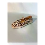 Butik nb17 Noble Shoes Hakiki Deri Leopar Espadril Ayakkabı