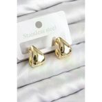 Butik P10766S7514 Pirinç Halka Model Gold Renk Kadın Küpe