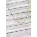 Butik P90772S4802 Cm 14K Gold Renk Pirinç Lazer Model 60 Cm Kadın Kolye