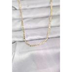 Butik P90823S8874 Cm 14K Gold Renk İnce Kuşgözü Zincir Model 60 Cm Kadın Kolye