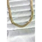 Butik P90851S5306 Cm 14K Gold Renk Kalın Yassı Yılan Zincir Model 45 Cm Kadın Kolye