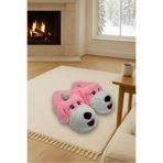 Butik Pembe Köpek Figürlü Panduf