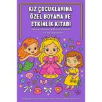 Butik Serdivan Kız Çocuklarına Özel Boyama Kitabı ve Etkinlik Kitabı (48 Sayfa Denizkızı Boyama,Prenses,Moda )