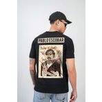 Butik TREND BİZ Bisiklet Yaka Yarım Oversize Kalıp Pablo Escobar Sırt Baskılı Erkek T-Shirt