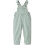 Butik Unisex Model Kız Çocuk - Erkek Çocuk Bahçivan Tulum Ayarlanabilir Askılı - Su Yeşili - 3 - 4 Yaş