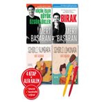 Butik Yayınları Alfa Kalem+ Mert Başaran 4 kitap Küçük İşler Büyük Özgür+Bırak+Sihirli Kumbara+Sihirli Limonata