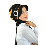 BUTİKAMBAR Siyah Tesettür Şapka Siyah