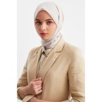 Butikgiz Bej Kadın Tesettür Hijap Hazır Multi Şifon Ipeksi Şal- Rahat, Yumuşak, Ekstra Hafif - Renkli - Standart