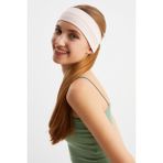 Butikgiz Pudra Kadın Pamuklu Penye, Kaymaz, Terletmez, Ultra Hafif, Spor Saç Bandı Bandana - Standart