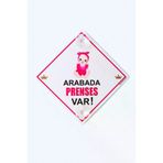 BUTİKPLAKA Akın Otomotiv/ Dikkat Arabada Bebek Var/dekota Ikaz Levhası/ Bandanalı Kız Bebek butikplaka224110483