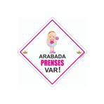 BUTİKPLAKA Kopya - Kopya - Dikkat Arabada Bebek Var/dekota Ikaz Levhası/ Büyük Taçlı Prenses butikplaka224110490