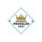 BUTİKPLAKA Kopya - Kopya - Kopya - Dikkat Arabada Bebek Var/pleksi Ikaz Levhası/prensler Var butikplaka224110471