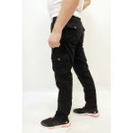 butiksinope Meto1 Düz Paça Kanvas Erkek Kargo Pantolon Siyah - 36