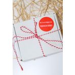 Butiksosyetik Bizi Tercih Ettiğiniz Için Teşekkür Ederiz Kırmızı 50 Mm Yuvarlak Yapışkanlı Sticker Etiket 100 Adet