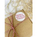 Butiksosyetik Sayfamızı Takip Etmeyi Unutmayın 40 Mm Beyaz Yuvarlak Sticker Etiket 120 Adet