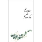 Butiksosyetik Söz, Nişan, Nikah. Düğün Hatırası Kartı 49 Adet 9,5 x 15 cm