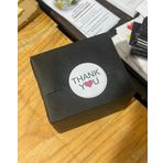 Butiksosyetik Thank You Yuvarlak Sticker Etiket 4 x 4 cm 96 Adet