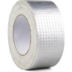 Butil Bant Su Geçirmez Bant Alüminyum Folyo Bant Bant 2 "(g) x 11.2ft (L) x 1.2mm (T), Tuvaletlerde, Boru Hatlarında, Çatı Çatlaklarında, Karavanlarda, Şemsiyelerde, Pencerelerde, Teknede, Zeminlerde,
