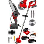 BUTOOLS Butools Bs-27 2 Li Akülü Şarjlı Ağaç Dal Kesme Budama Testere Ot Çim Çayır Kesme Biçme Makinesi