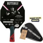 Butterfly Dimitrij Ovtcharov Black Masa Tenisi Raketi Ittf Onaylı - Raket Kılıflı - Siyah - Kırmızı