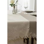 Butterfly Keten Aplikeli Runner 40X120 Cm