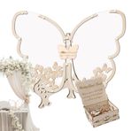 Butterfly Konuk Defteri, Düğün Konuk Defteri Alternatif | Düğün için ahşap kelebek konuk defteri | Alternatif Resepsiyon Kutsakları, Doğum Günleri için Ziyaretçi Kitabı, Nişan, Mezuniyet