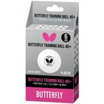 Butterfly Masa Tenisi Topu Btf Training Ball 40+ White 6er 7250730140