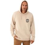 Button Badge Hoodie Erkek Bej Outdoor Sweatshirt CS0391-278 - L