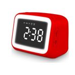 Butu AEC BT511 5.0 Alarm Saat Kırmızı Bluetooth Hoparlör