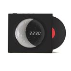 Butu X09 Vinyle Plate Ay Tarzı Çalar Saat Siyah Bluetooth Hoparlör