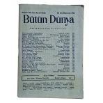 Bütün Dünya Dergisi Aralık 1955 / Sayı: 95 (İkinci El)