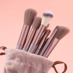 Butyyy 13 Parça Yumuşak Kıl Vurgulayıcı Makyaj Fırçası Seti Komple Fırça Seti (Yurt Dışından) - Pink Cloud