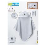 Buude Kids Koala Nakışlı Pamuk Bebek Havlu SET