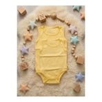 BUUFUU 2ADET Bebek Çocuk %100 Organik Pamuk Çıtçıtlı Atlet&Body&zıbın