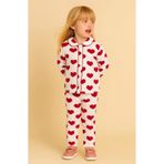 BUUFUU Kız Bebek Çocuk Pamuklu Oyali Pijama Takımı Hediyelik