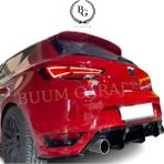 Buum Garaj Seat Leon Mk3 Aero Tampon Flapları 4 Parça Orta Kısım Parlak Siyah